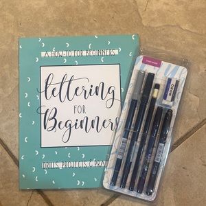 Lettering for beginners & beginner lettering set.
